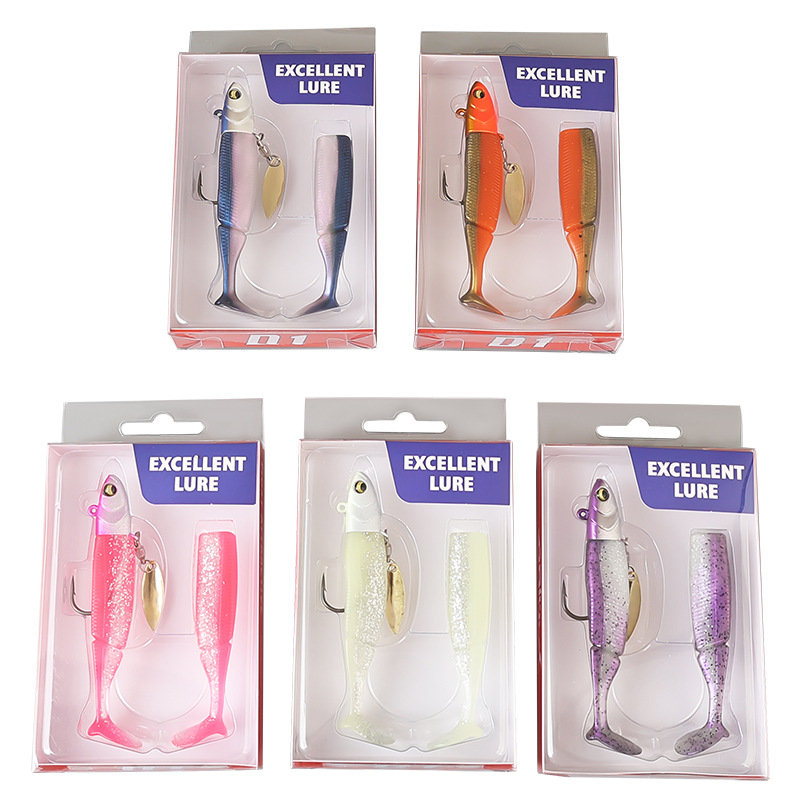 Fishing Lure Blade Bait - 1 adet yumuşak Swimbait balıkçılık yemi
