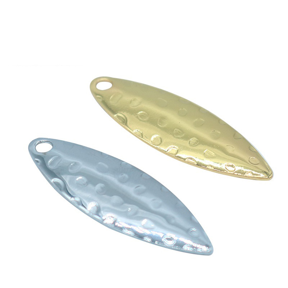 Fishing Lure Spinner - 10 Adet/lot Söğüt Yaprağı Pullu Yüzey