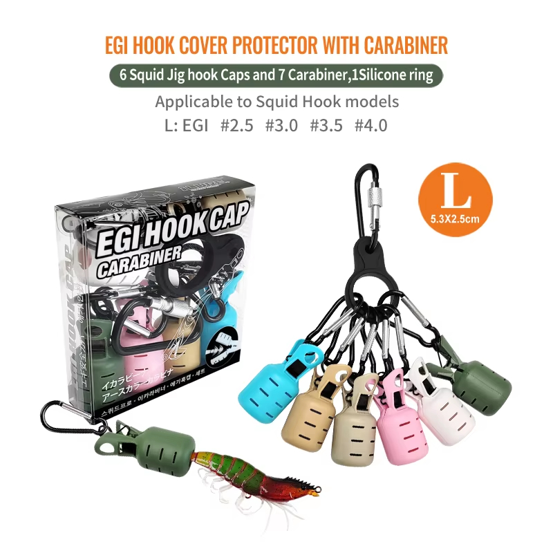 6 adet Renkli Kalamar Jig Kanc - Fishing Lure Kit incelemesi ve fiyatı