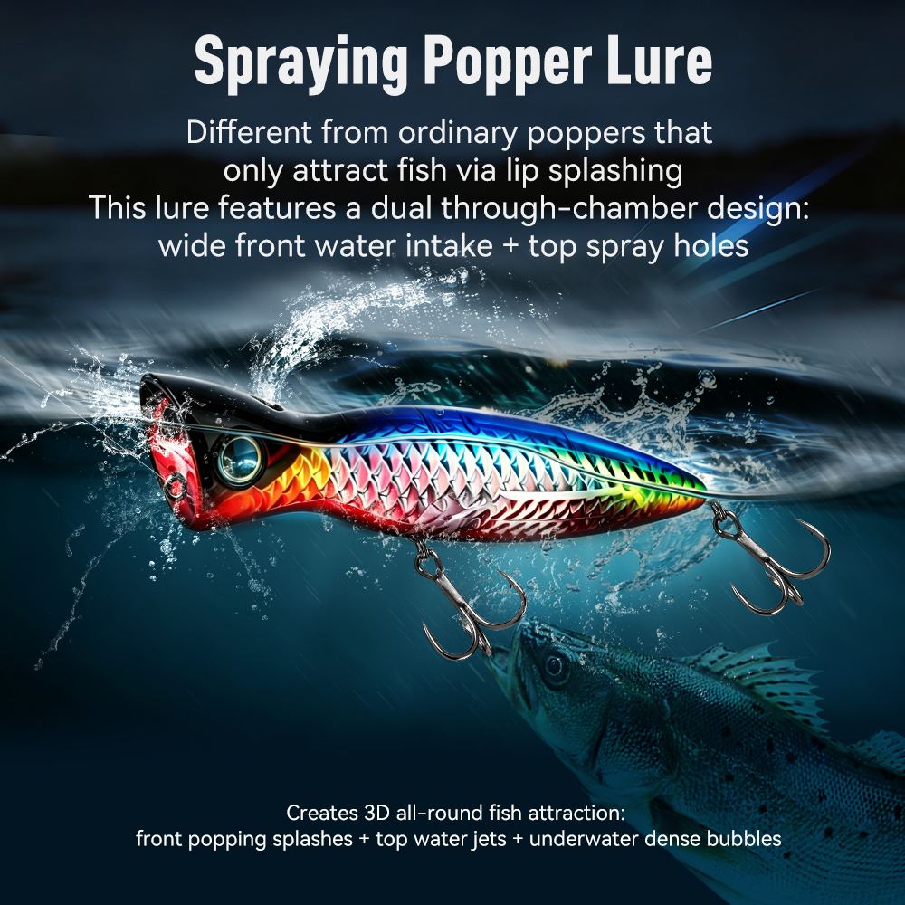 Kingdom Basstaor Popper Yemi 9 - Fishing Lure Popper incelemesi ve fiyatı
