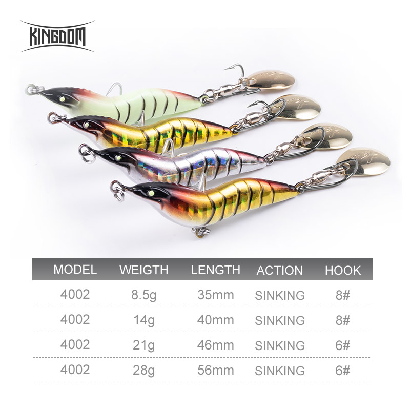 KINGDOM Karides Balıkçılık Yem - Fishing Lure Blade Bait incelemesi ve fiyatı