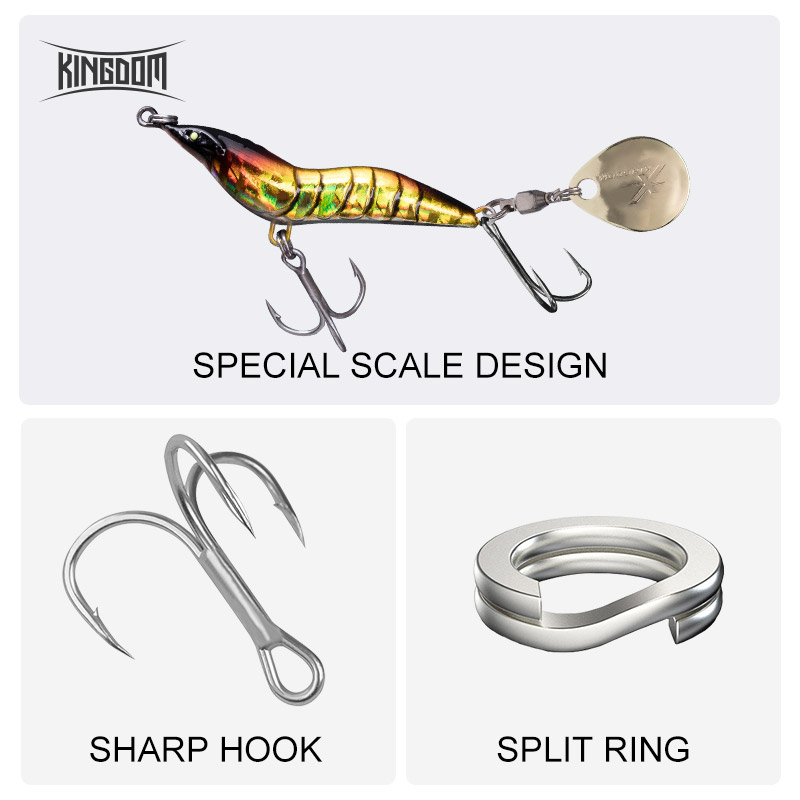 KINGDOM Karides Balıkçılık Yem - Fishing Lure Blade Bait incelemesi ve fiyatı